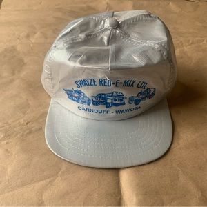 Vintage Trucker Hat Metallic Silver Saskatchewan